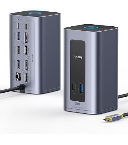 Anker Hub USB-C 575 (12 em 1, HDMI duplo, DP), estação de